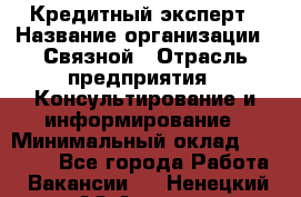 Кредитный эксперт › Название организации ­ Связной › Отрасль предприятия ­ Консультирование и информирование › Минимальный оклад ­ 38 000 - Все города Работа » Вакансии   . Ненецкий АО,Андег д.